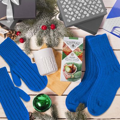 Набор подарочный SNOWFALL, синий-2