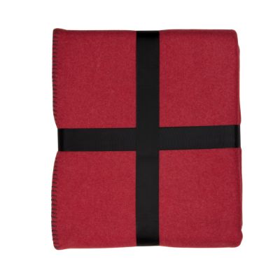 Плед 'Твин', 130х150 см, акрил,  плотность 350 г/м2, бордовый-1