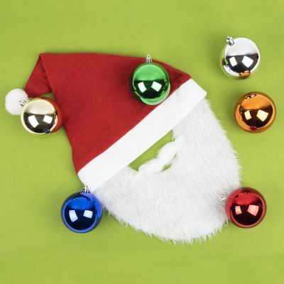 Шар новогодний GLOSS, оранжевый-1