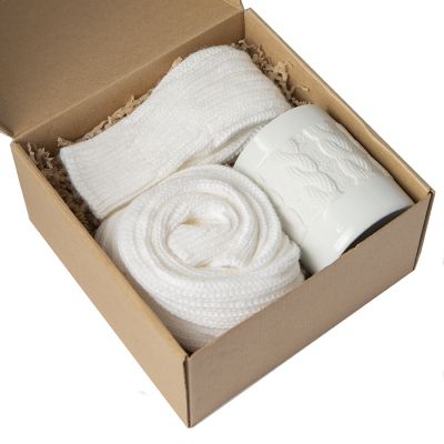 Набор подарочный WINTER WELL, бежевый-1