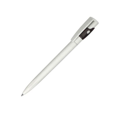 Ручка шариковая KIKI EcoLine SAFE TOUCH, пластик, белый, черный-0