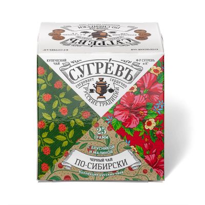 Чай чёрный СУГРЕВЪ «По‑сибирски», белый, зеленый-1