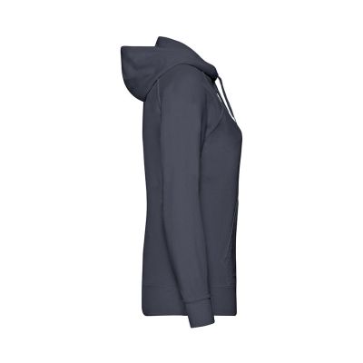 Толстовка женская без начеса LADIES LIGHTWEIGHT HOODED SWEAT 240, темно-синий-2