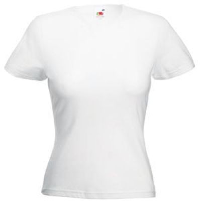 Футболка женская LADY FIT CREW NECK T 200, белый-0