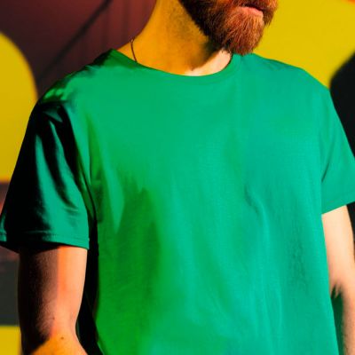 Футболка мужская ICONIC 150, темно-синий-3