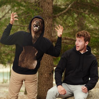 Толстовка мужская UNIQUE HOODIE 280, серый-7