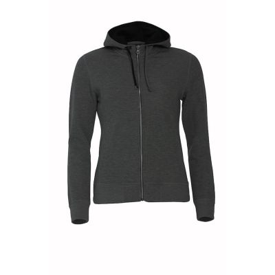 Толстовка женская Classic Hoody Full Zip, серый-0