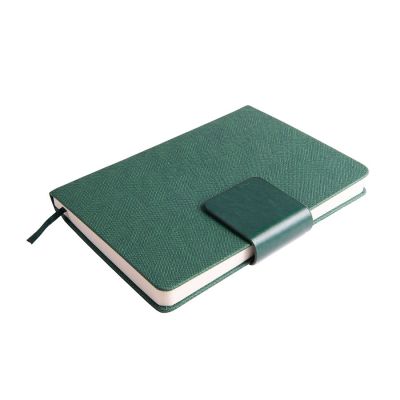 Ежедневник недатированный Mod, А5, зеленый, кремовый блок-0