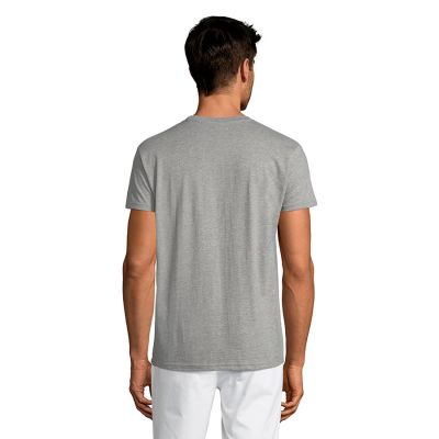 Футболка унисекс REGENT 150, серый меланж-4