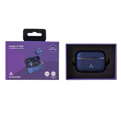 Беспроводные наушники Accesstyle Indigo II TWS, синий-2