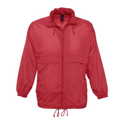 Ветровка водоотталкивающая унисекс SURF, красный-0