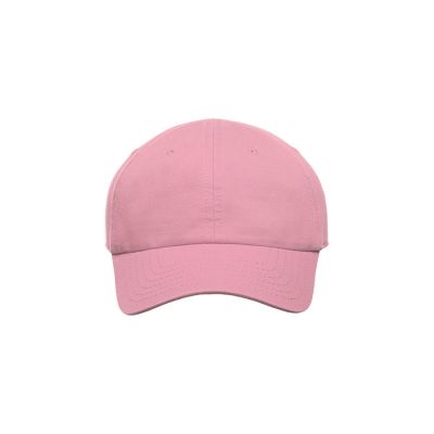 Бейсболка детская KID FRASER, органический хлопок, 6 клиньев, застежка липучка, розовый-3