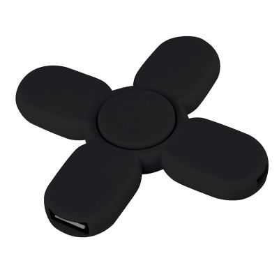 USB-разветвитель SPINNER, 3 порта, черный-0