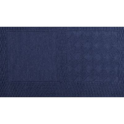 Плед LYKKE MINI, темно-синий, шерсть 30%, акрил 70%, 120*170 см-1