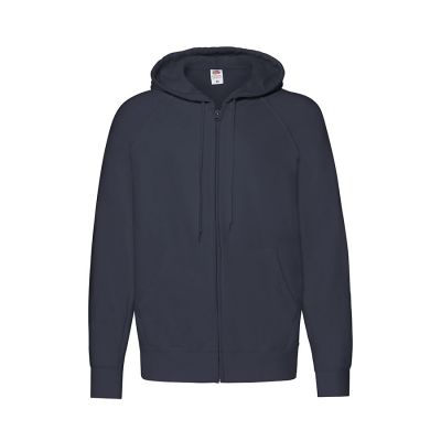 Толстовка без начеса LIGHTWEIGHT HOODED SWEAT JACKET 240, темно-синий-0