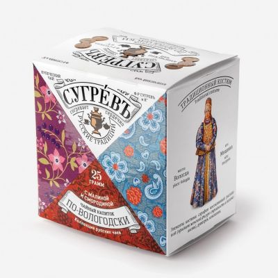 Подарочный набор 'Восемь чаёв'  СУГРЕВЪ в сумке из хлопка, разные цвета-3