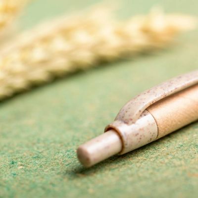 Шариковая ручка FILAX, рециклированный картон, пластик c пшеничным волокном, натуральный-2