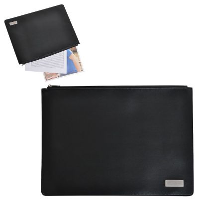 Папка на молнии 'Конференция' А4, черный-0