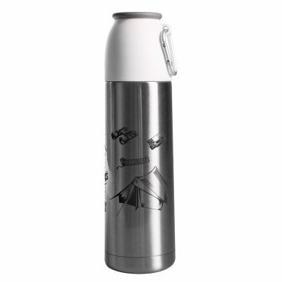 Термос вакуумный ESCAPE, серебристый-7