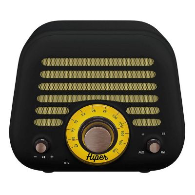 Колонка беспроводная RETRO L, цвет черный-1