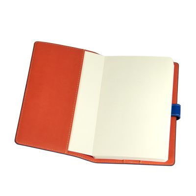 Ежедневник-портфолио недатированный HOLDER,  формат А5, синий, оранжевый-2