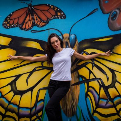 Футболка женская CALIFORNIA LADY 150, оранжевый-8