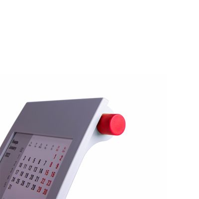 Календарь настольный, Календарная сетка на 2023 - 2024 г., красный, серый-4