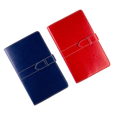 Ежедневник-портфолио недатированный HOLDER,  формат А5, синий, оранжевый-7