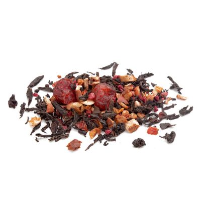 Чай чёрный СУГРЕВЪ «По‑цыгански», белый, розовый-6