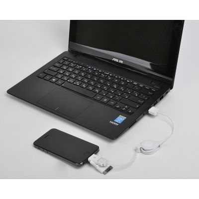 Набор зарядных устройств 'Comfort' с универсальным кабелем для зарядки, белый, черный-1