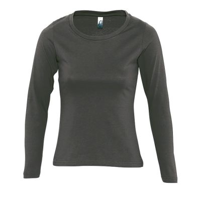 Футболка женская 'Majestic', темно-серый-0