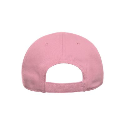 Бейсболка детская KID FRASER, органический хлопок, 6 клиньев, застежка липучка, розовый-4