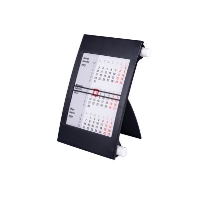 Календарь настольный на 2 года, белый, черный-1