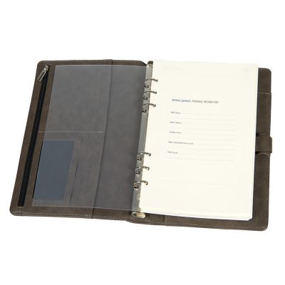 Ежедневник недатированный Coach, B5, коричневый, кремовый блок, подарочная коробка-1