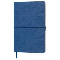 Бизнес-блокнот Tabby Franky, гибкая обложка, в клетку, темно-синий, тёмно-синий