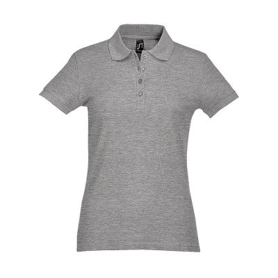 Поло женское PASSION 170, серый меланж-0