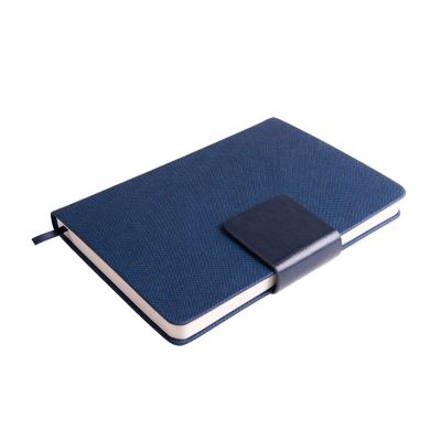 Ежедневник недатированный Mod, А5, темно-синий, кремовый блок, тёмно-синий-0