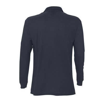 Рубашка поло STAR 170  с длинным рукавом, темно-синий-1