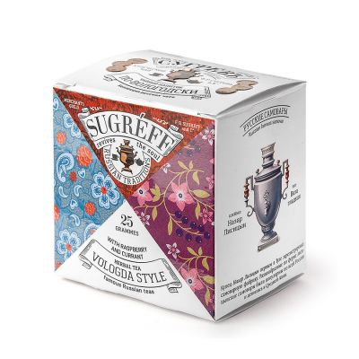 Чайный напиток СУГРЕВЪ «По‑вологодски», белый, бордовый-2