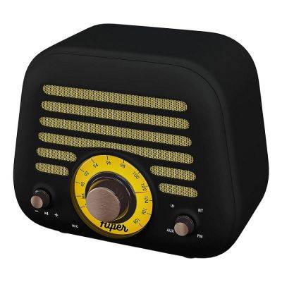 Колонка беспроводная RETRO L, цвет черный-2