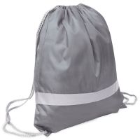 Рюкзак мешок RAY со светоотражающей полосой, серый