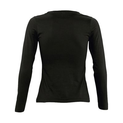 Футболка женская с длинным рукавом MAJESTIC, черный-1
