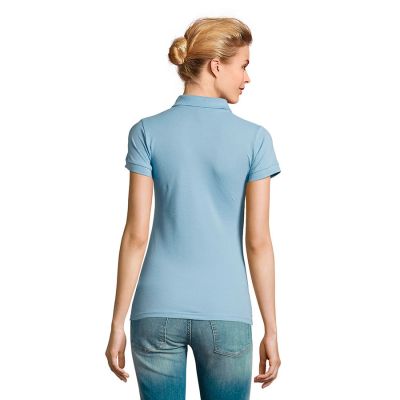 Поло женское PERFECT WOMEN 180, голубой-4