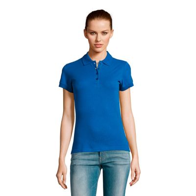 Поло женское PASSION 170, синий-3