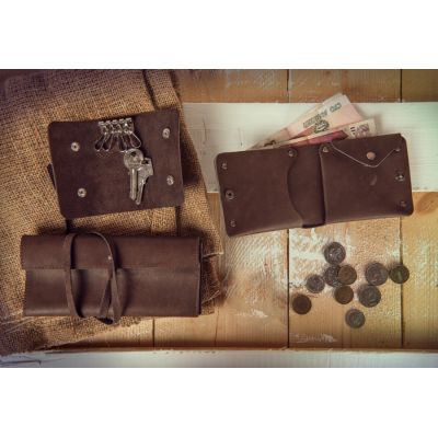 Органайзер кожаный,'LOFT', коричневый, кожа натуральная 100%-7