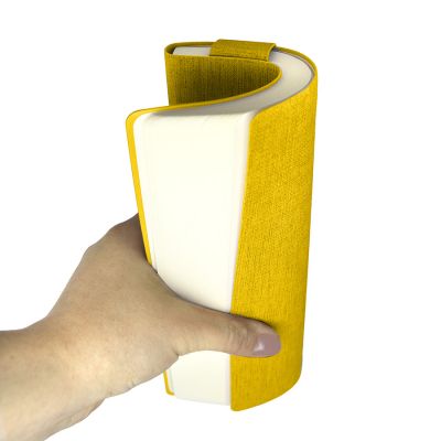 Бизнес-блокнот А5  'Provence', желтый , мягкая обложка, в клетку-3