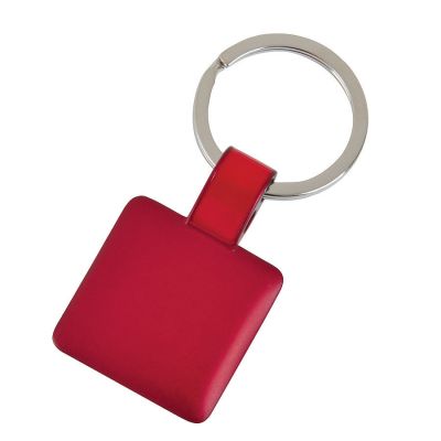 Брелок 'Квадрат', ярко-красный-0