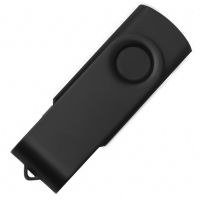 USB flash-карта DOT (8Гб), черный, 5,8х2х1,1см, пластик, металл