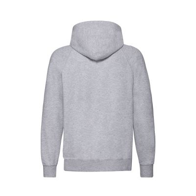 Толстовка без начеса LIGHTWEIGHT HOODED SWEAT JACKET 240, серый-1