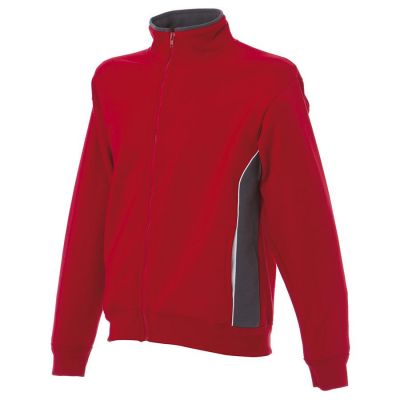 Толстовка женская MESSINA 280, красный, серый-0